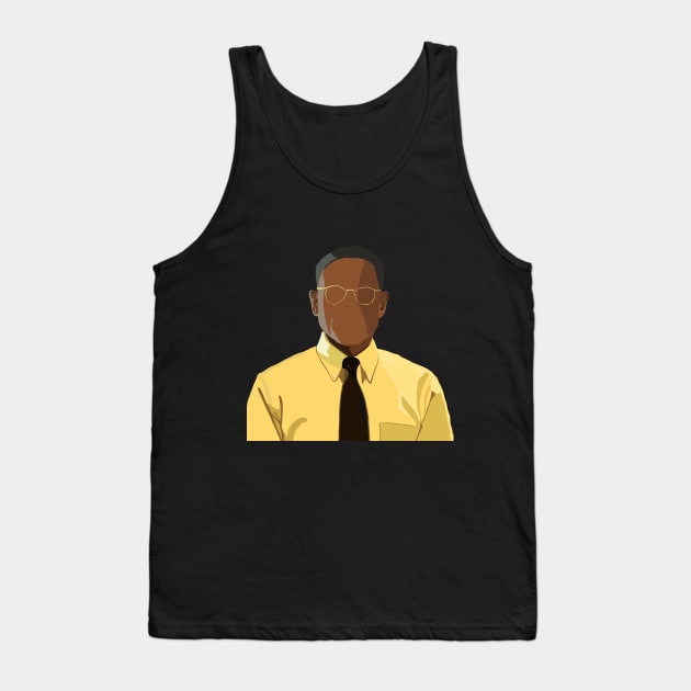 Better Call Saul/Breaking Bad Gustavo “Gus” Fring Fan Art Tank Top by Blue Moon Barn